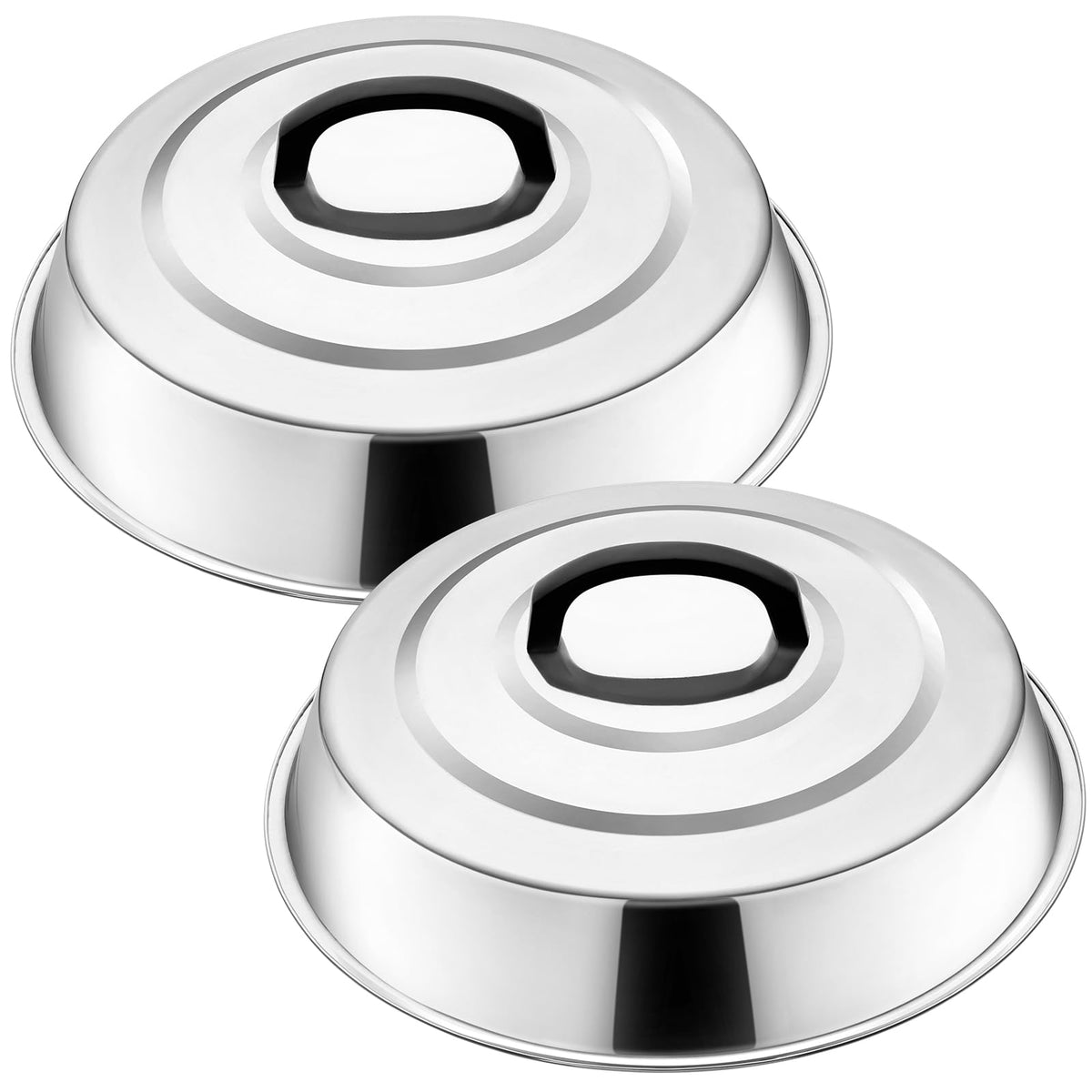 Zacfton round basting cover 12-inch dome top view for even cooking.