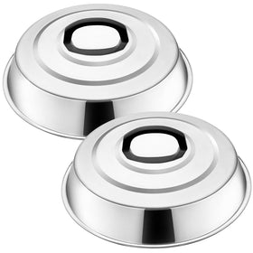Zacfton round basting cover 12-inch dome top view for even cooking.