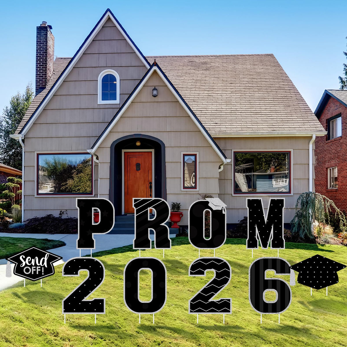 Zachely sign showing 2026 text, great for class celebration outdoors