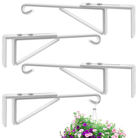 Zacool 4-pack adjustable fence hooks for versatile outdoor hanging options.