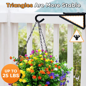 Zacool 4Pack powder-coated finish resists rust on fences.
