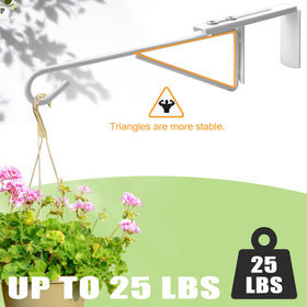 Zacool heavy-duty fence hanger for wind chimes and outdoor lights.