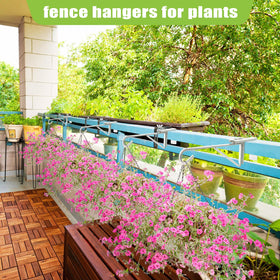 Zacool fence basket hanger suitable for baskets and bird feeders.