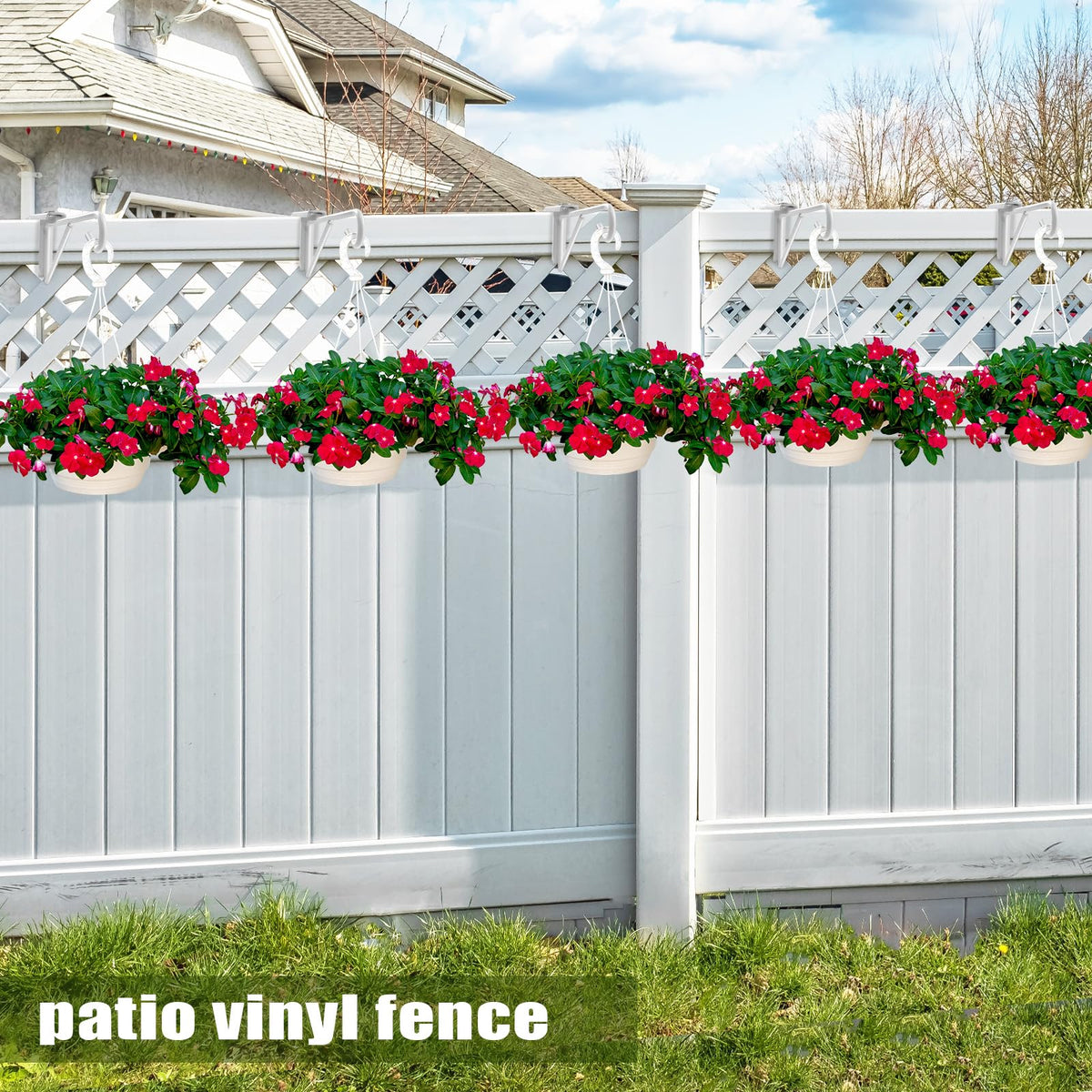 Zacool fence hooks with width adjustment from 0.8 to 3 inches for a secure fit.