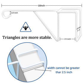 Zacool tool-free install fence hook that clamps over fences in seconds