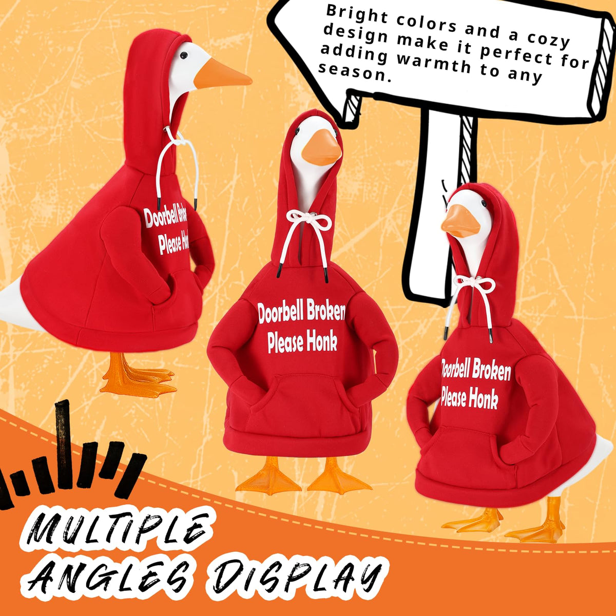 Zadoreck goose outfit pullover enables quick seasonal swaps