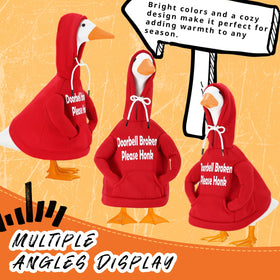 Zadoreck goose outfit pullover enables quick seasonal swaps