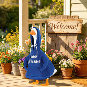 Zadoreck porch goose hoodie draped fit showcases tidy, proportionate display.