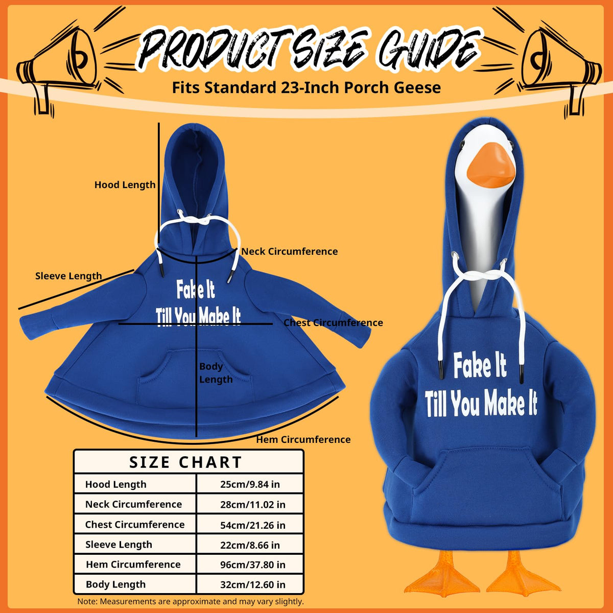 Zadoreck porch goose hoodie easy on-off design for quick seasonal swaps.