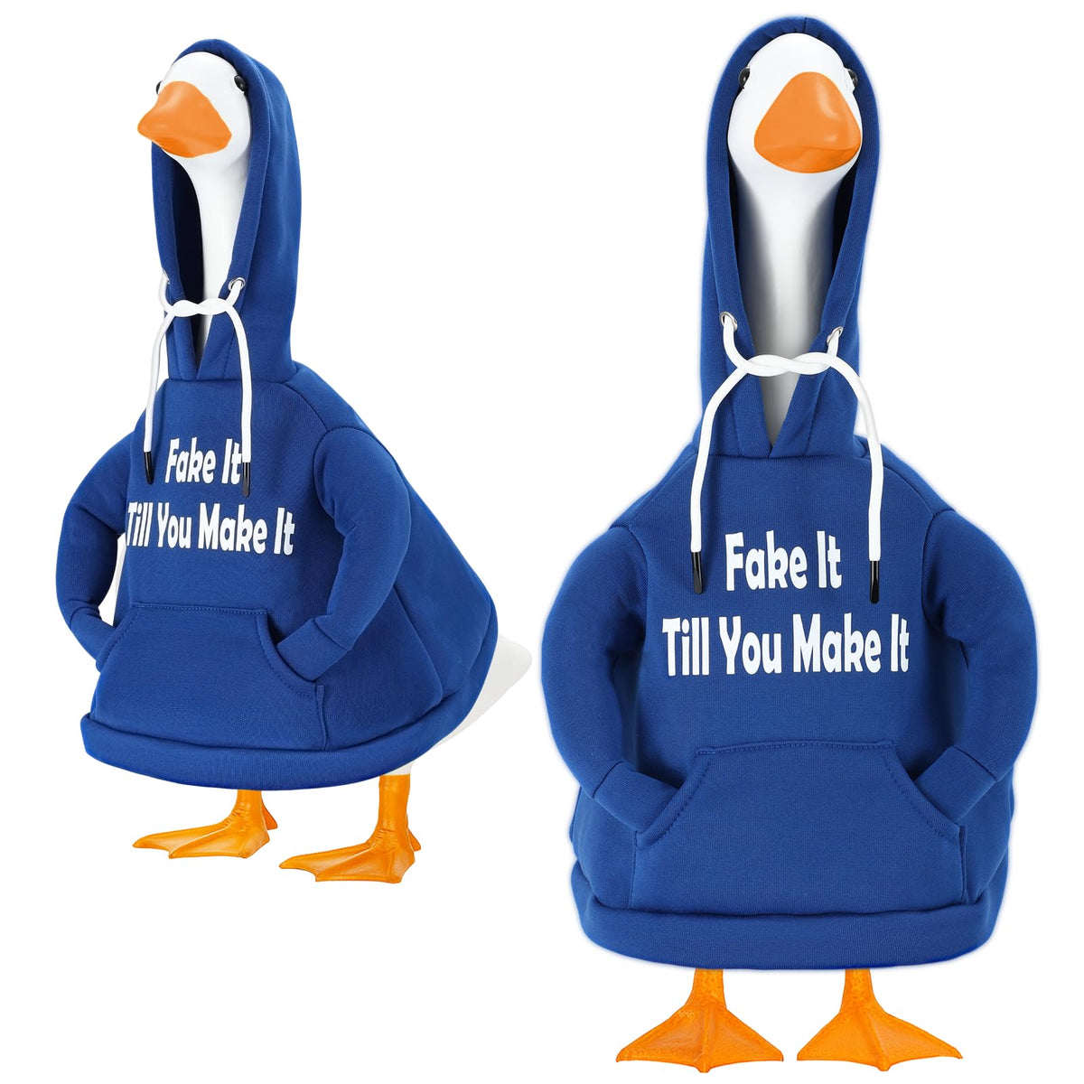 Zadoreck porch goose hoodie front view for a polished, ready-to-display look.