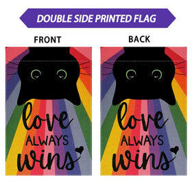 ZAEW Outdoor Pride flag suited for holidays and camping use.