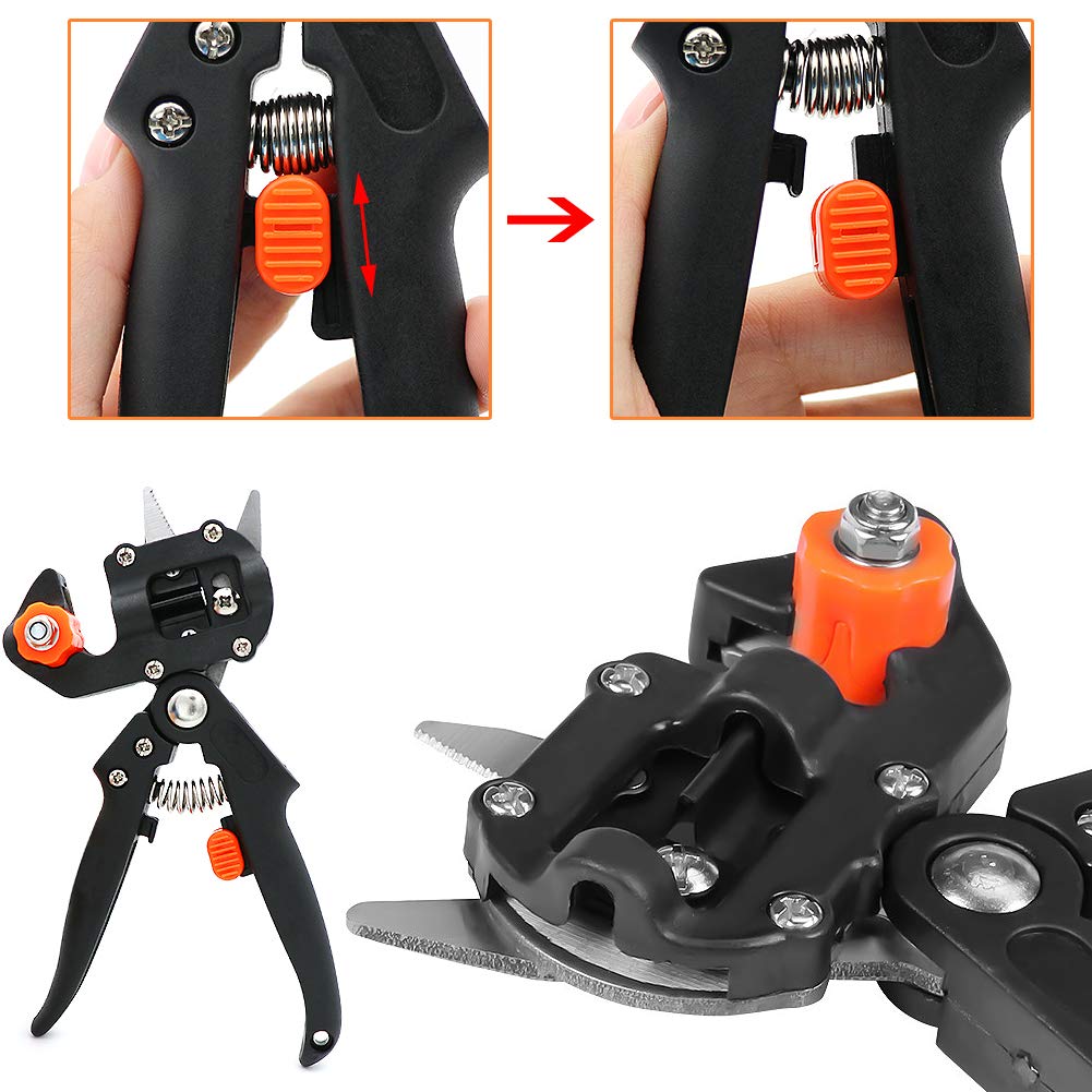 ZALALOVA durable ABS plastic handles provide grip and control
