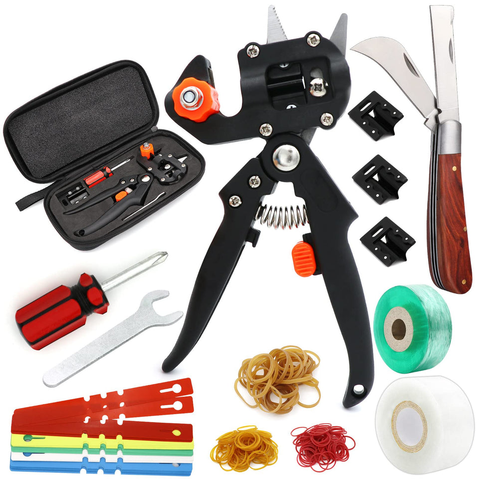 ZALALOVA garden grafting tool kit contents layout for quick reference