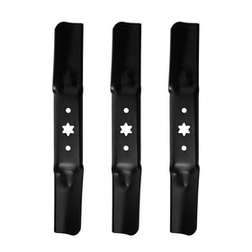 Zalana 942-05056a lawn mower blade pack three blades for quick OEM replacements.