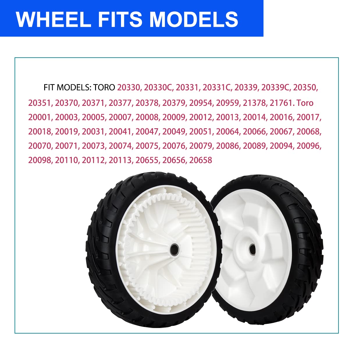ZALANA two-pack wheels simplify replacement and reduce downtime