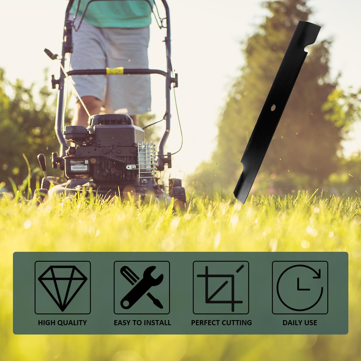 ZALANA 038-0005-00 blades in heat-treated steel provide wear resistance and longevity.
