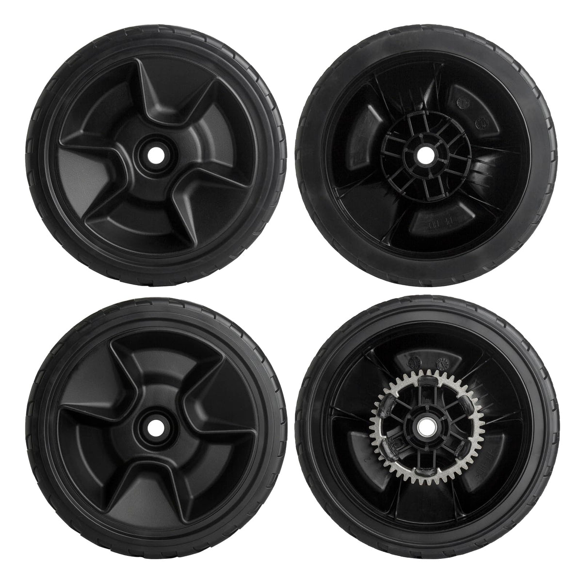 ZALANA 8in front and rear lawn mower wheel kit for Honda HRN216 with easy installation