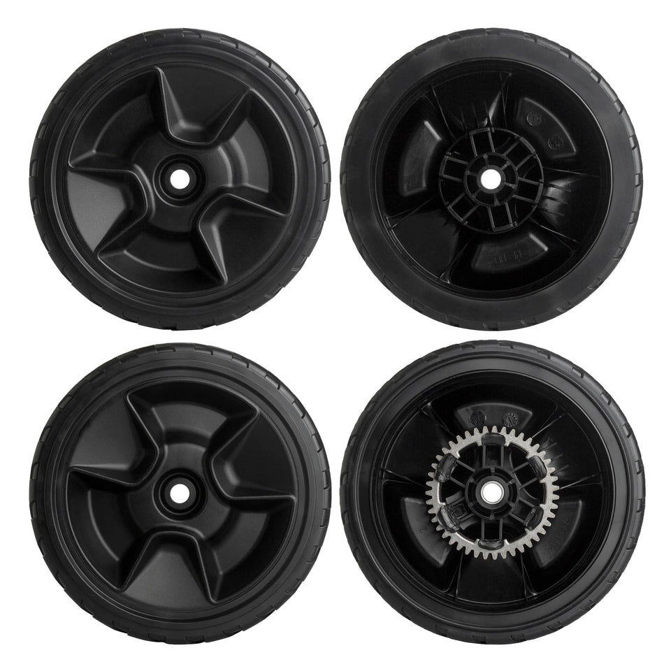 ZALANA 8in front and rear lawn mower wheel kit for Honda HRN216 with easy installation