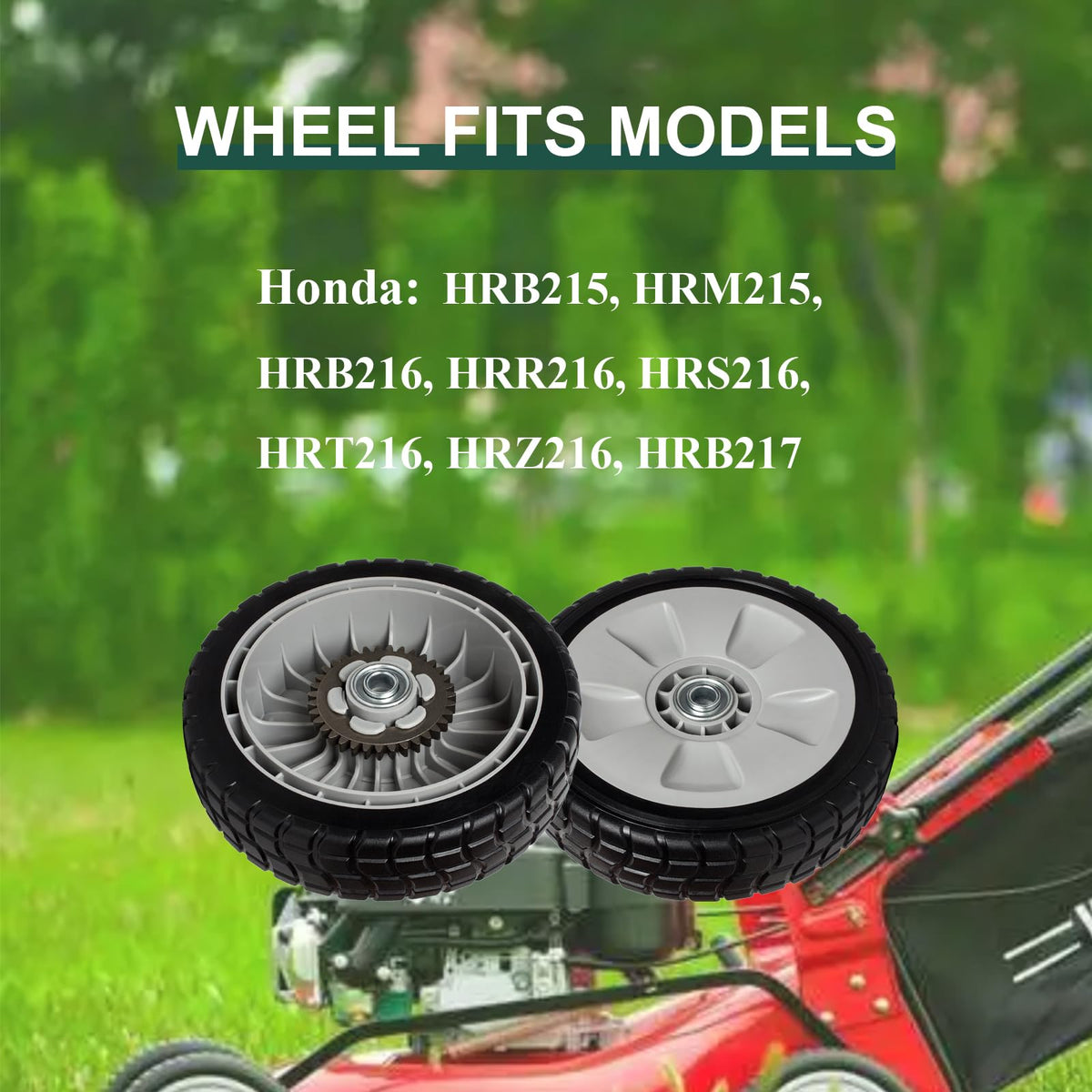ZALANA wheels kit easy install, quick mower revival and minimal downtime.