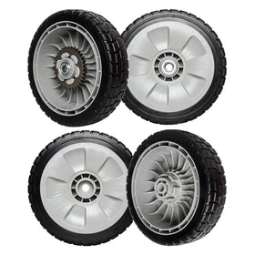ZALANA rear wheels for lawn mower kit, enhancing traction on varied terrain.