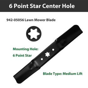 Zalana MTD CGT5426 blade-fitment for versatile replacement across brands.