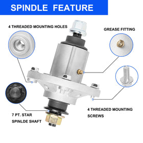 ZALANA spindle bolts and parts, installation kit for easy swap.