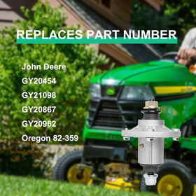 ZALANA spindle in package, two-pack ready for mower deck replacement.