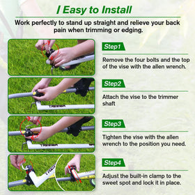 zamazi lightweight aluminum weedeater handle for durable use