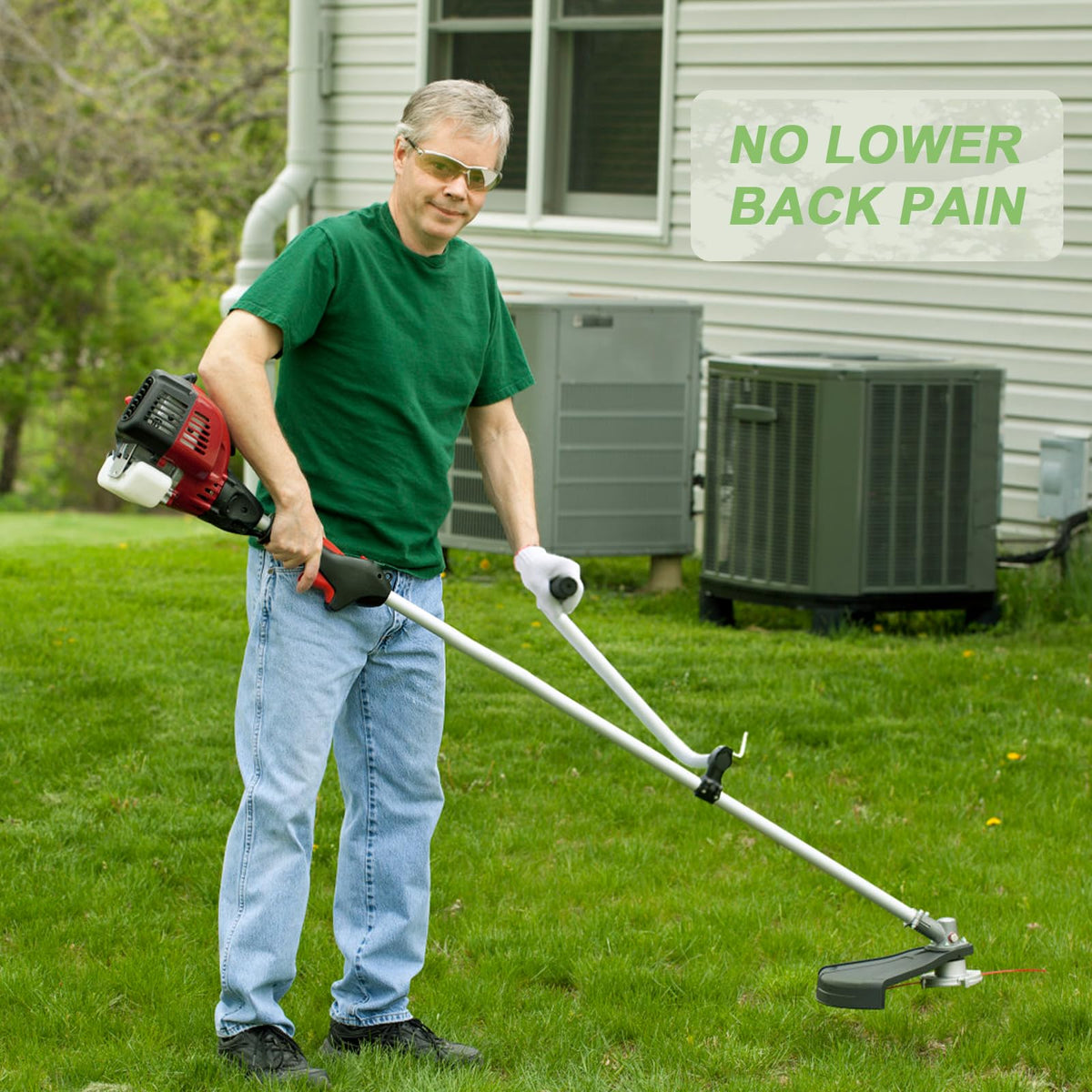 zamazi weedeater handle durable material resists cracking