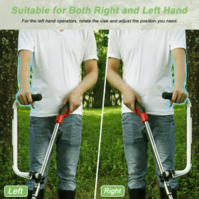 zamazi weedeater handle enables precise edging and lawn care tasks