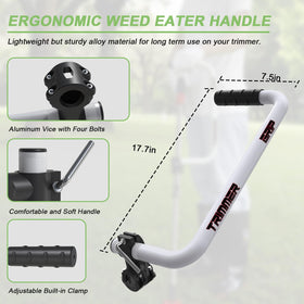 zamazi weedeater handle ergonomic grip enhances comfort during long trims