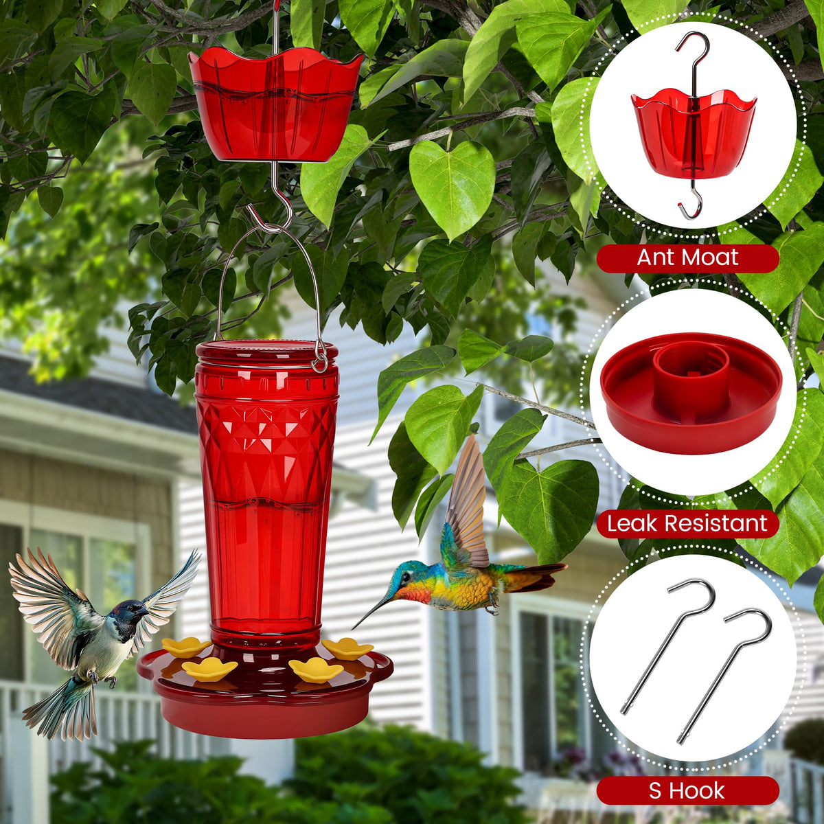 Zamelane 14 oz capacity supports multiple visits during peak season.