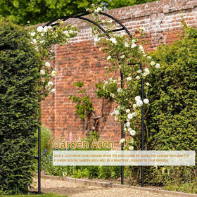 ZANGEROI garden arch installation simplifies solo setup with pre-cut tubes.