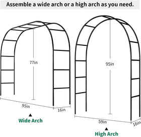 ZANGEROI garden arch with vines demonstrates living wall potential.