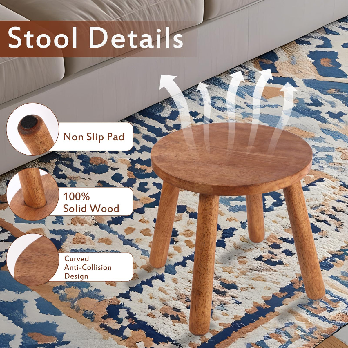 zaowofires living room placement, versatile as stool or small table
