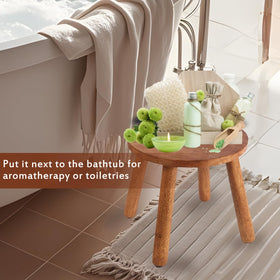 Zaowofires 9-3-inch round stool portable for couch, desk, travel