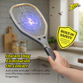 ZAP IT! 4000-volt mesh close-up showing safety features