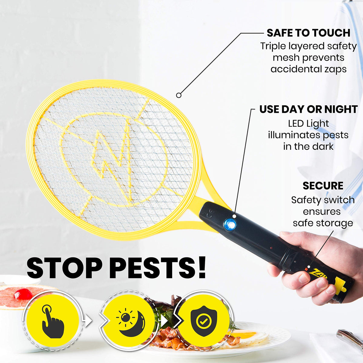 ZAP IT! USB-rechargeable design powers up for long outdoor sessions