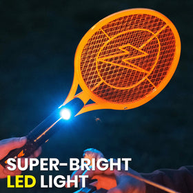 ZAP IT! large frame helps target mosquitoes and flies more easily.