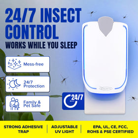 Zaperly fruit fly trap compact sleek design blending with decor