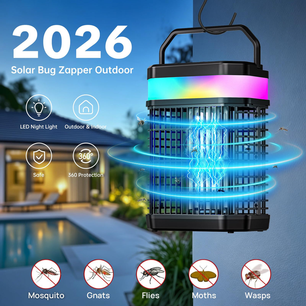 Zapguru solar panel charging scene for all-day outdoor use