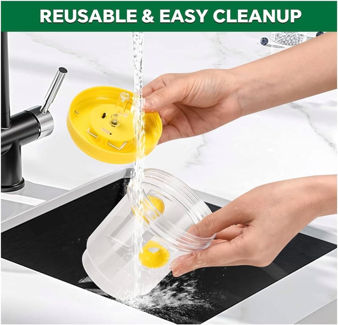 Zapnest easy-refill feature for quick restocking and reuse.