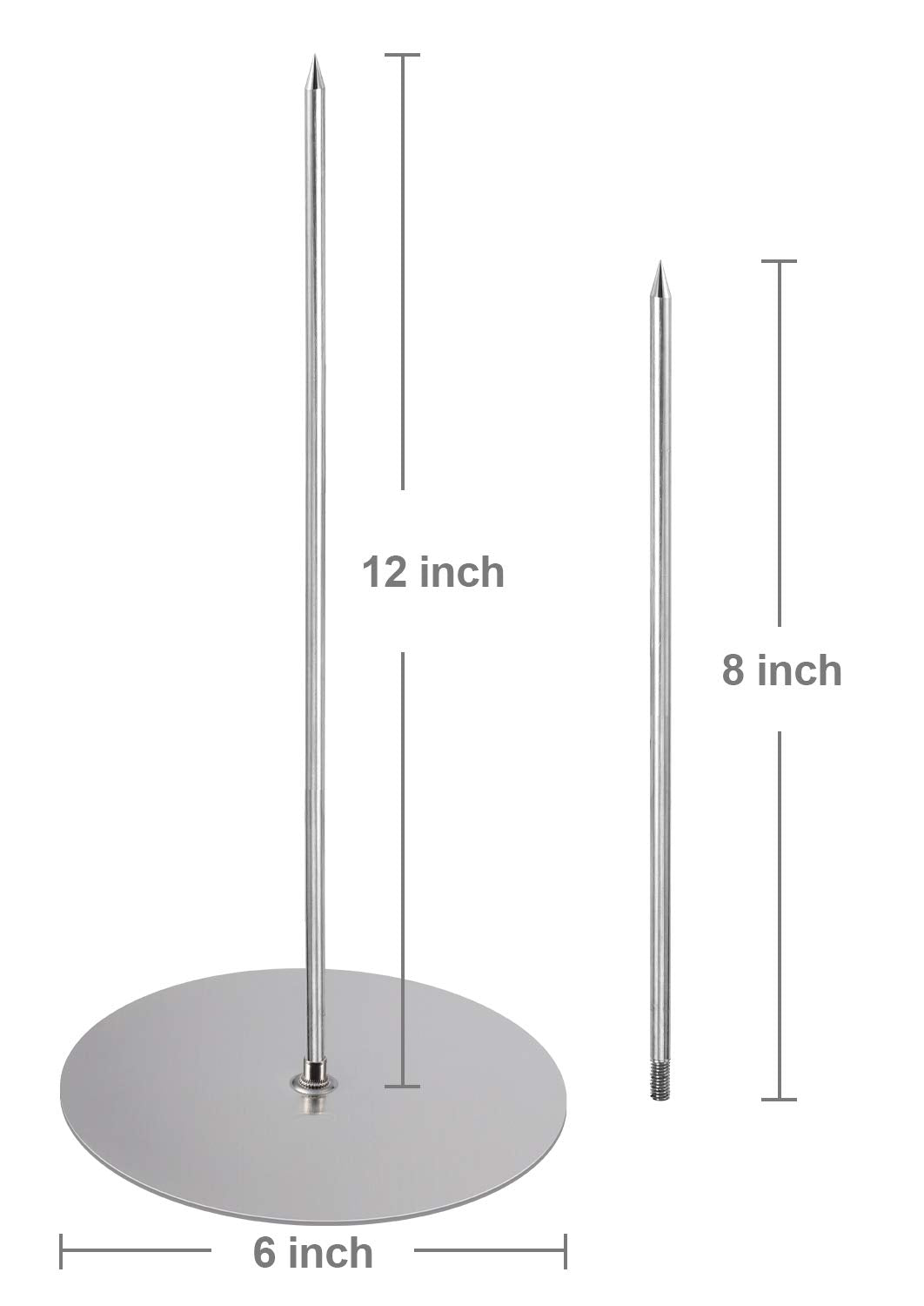 ZAUGONTW vertical skewers grill 12-inch shaft enables large cuts and even cook