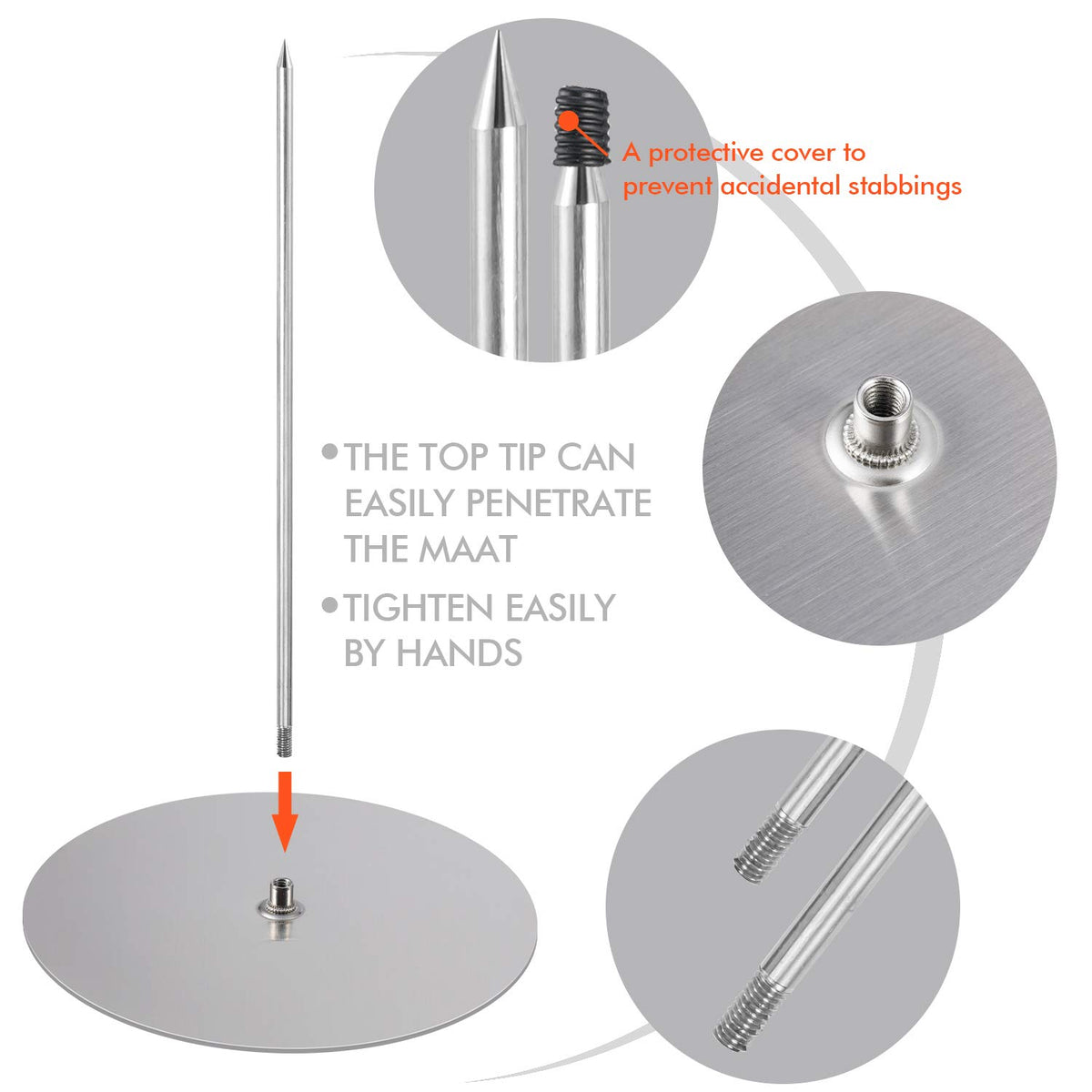 ZAUGONTW vertical skewers grill 6-inch disk diameter shows compact stable design