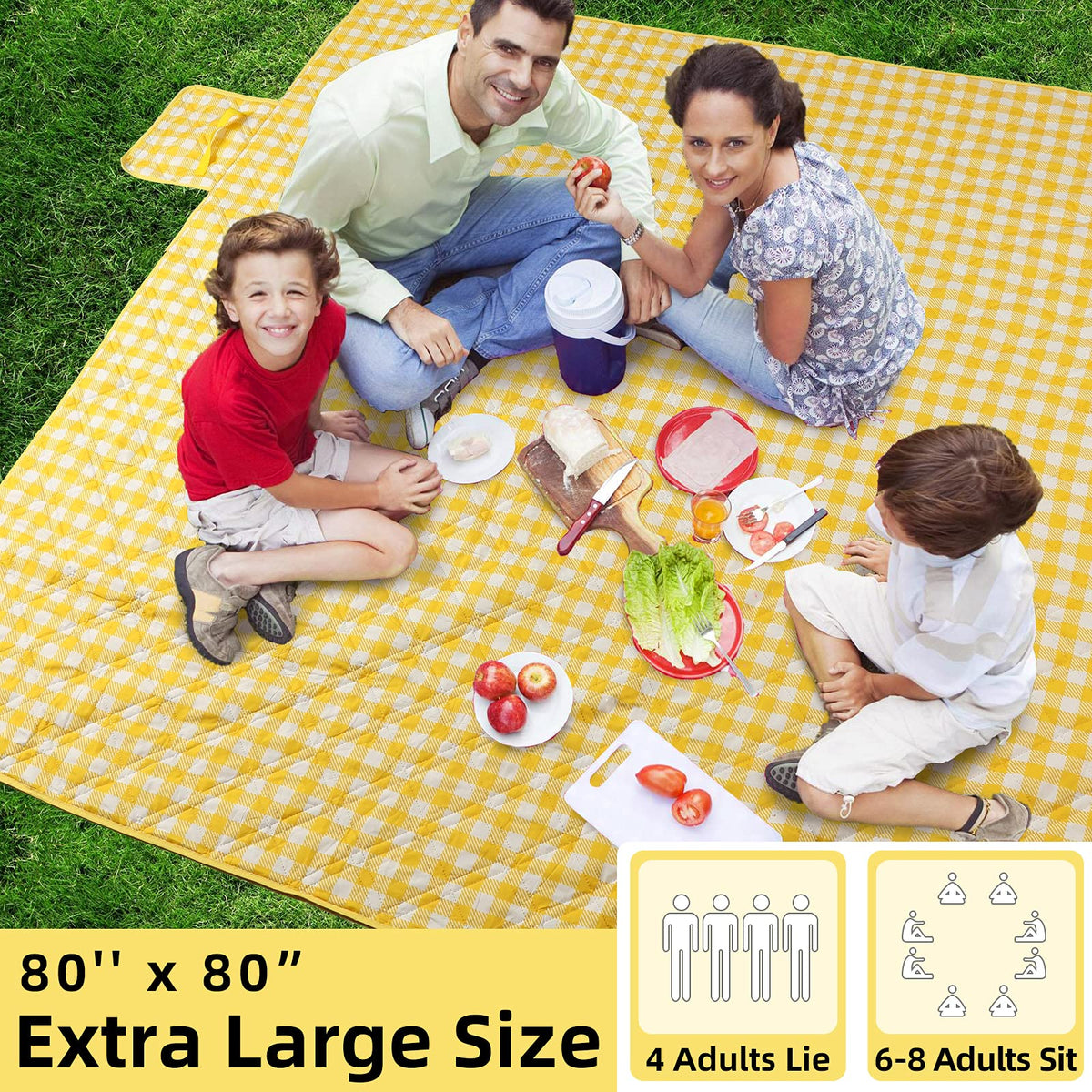 ZAZE blanket folded compactly for easy carry during outdoor adventures