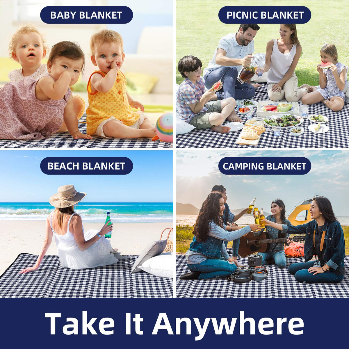 ZAZE machine washable design saves time after picnics.