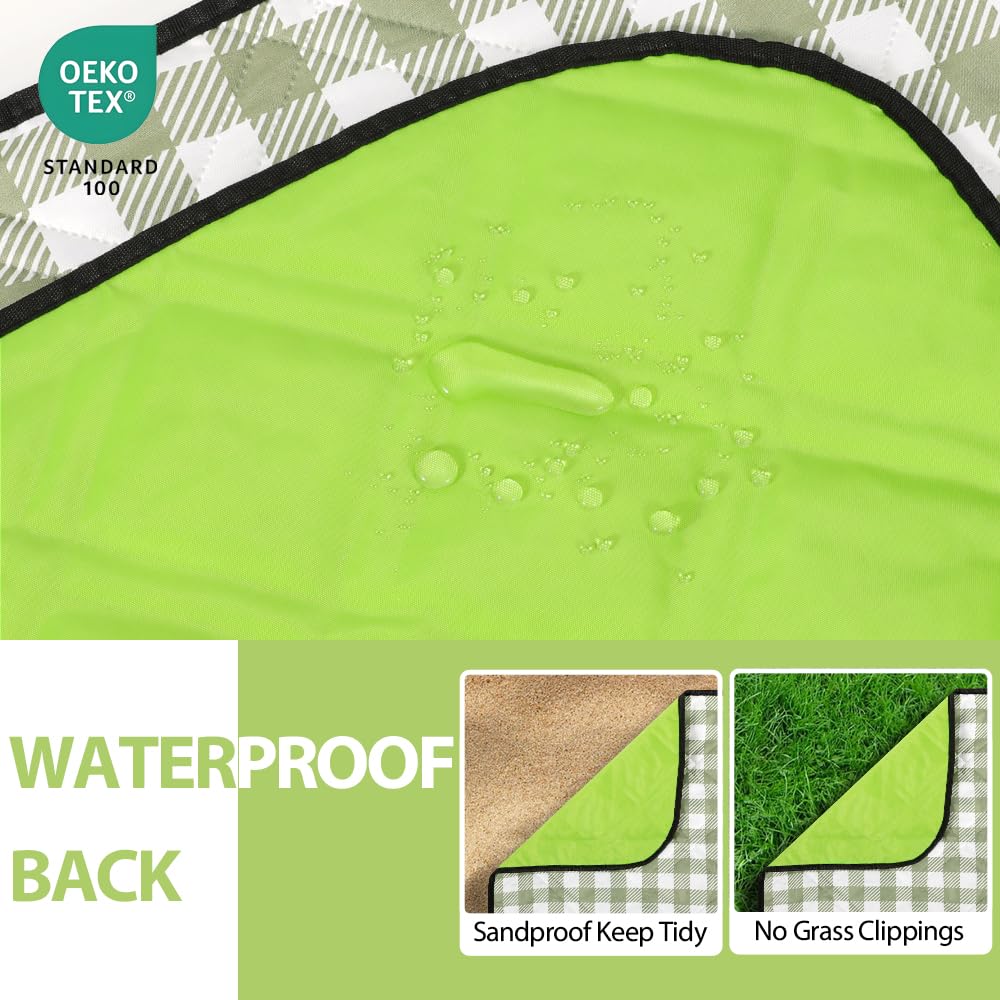 ZAZE Extra Large Picnic Blanket ideal for park picnics and beach days.