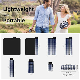 ZAZE extra-large blanket suited for outdoor adventures and indoor meals.