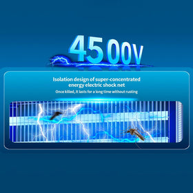 ZBNMY Bug Zapper IP44 waterproof design withstands rain and splashes.