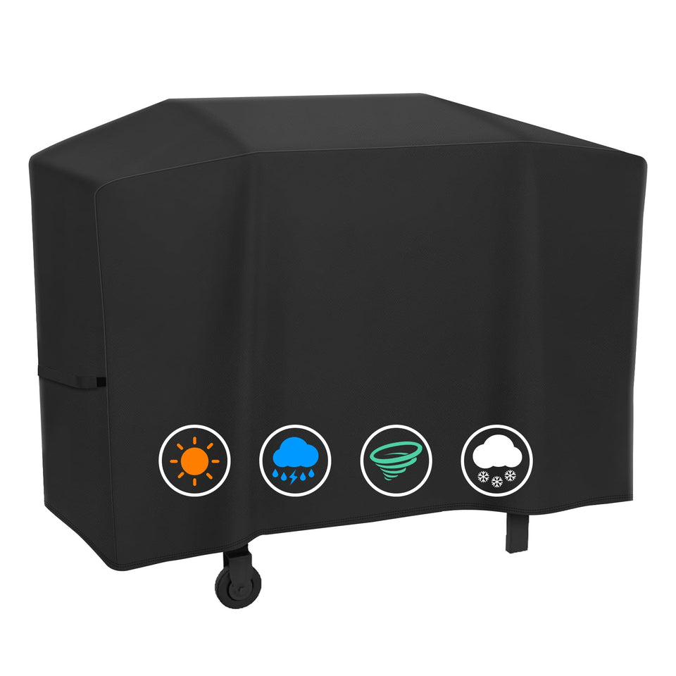 ZBXFCSH 30-inch griddle cover shielding the grill from rain and dust